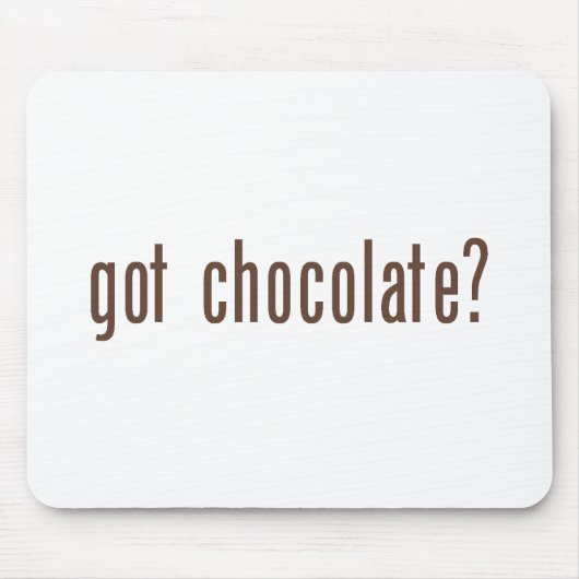 得られたチョコレートか。 mousepad マウスパッド (正面)