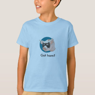 得られたハムか。 Tシャツ
