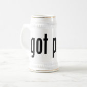 得られたパイントか。 ビールジョッキ (正面左)