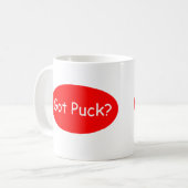得られたパックのホッケーのマグ コーヒーマグカップ (正面左)
