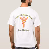 得られたヒキガエルの女神のTシャツ Tシャツ (裏面)