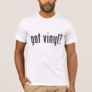 得られたビニールか。 Tシャツ