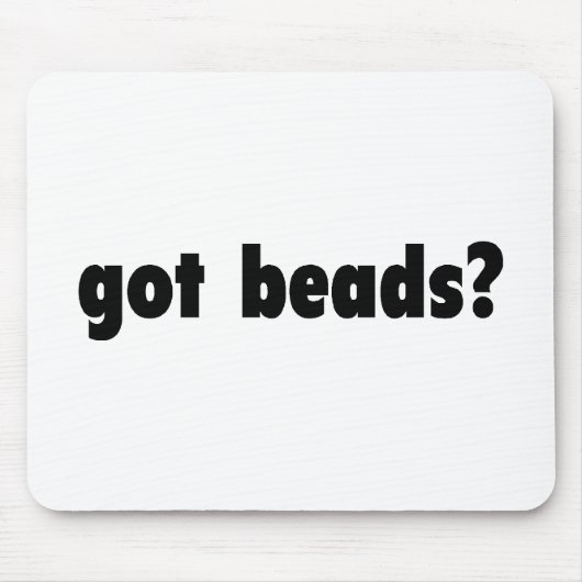 得られたビーズ マウスパッド (正面)