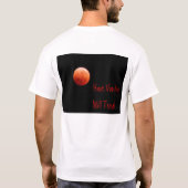 得られたブードゥー Tシャツ (裏面)