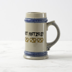 得られたプレッツェルか。 ビールジョッキ