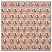 得られたヤギの動物の芸術の生地 ファブリック (見本)