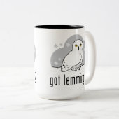 得られたレミングか。 ツートーンマグカップ (正面右)