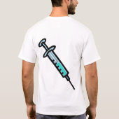 得られたロケット燃料か。 Tシャツ (裏面)