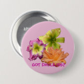 得られたワスレグサか。 ボタン 缶バッジ (正面&裏面)