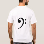 得られた低音か。 Tシャツ (裏面)