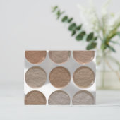 得られた化粧か。 -圧粉の基礎パレット ポストカード (スタンド正面)