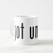 得られた叔父さんか。 コーヒーマグカップ (正面左)