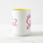 得られた口答えか。 口答えCSSの前処理プログラムのマグ マグカップ (中央)