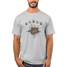 得られた土か。 あなたの上等のTシャツの色