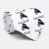 得られた土のオートバイ ネクタイ (ロール)