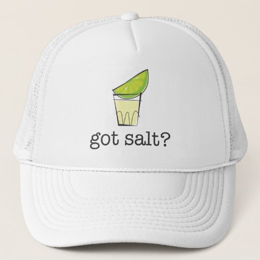 得られた塩か。 ライムが付いているテキーラの打撃 キャップ (正面)