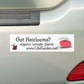 得られた家宝か。 バンパーステッカー (車上)