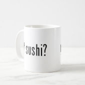 得られた寿司か。 コーヒーマグカップ (正面左)