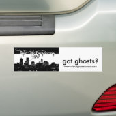 得られた幽霊の都市景観Bumpersticker. バンパーステッカー (車上)
