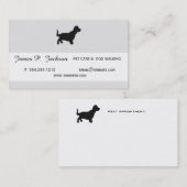 得られた御世辞最もクールなペット専門のデザイン 予約カード (正面/裏面)