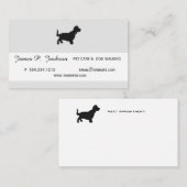 得られた御世辞最もクールなペット専門のデザイン 予約カード (正面/裏面)