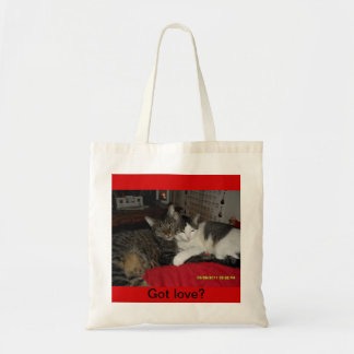 得られた愛-バッグの猫 トートバッグ