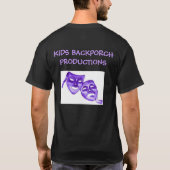 得られた戯曲か。 w/KBP及び紫色のマスクは支持します Tシャツ (裏面)