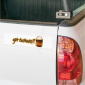 得られた文化か。 Kombucha バンパーステッカー (トラック上)