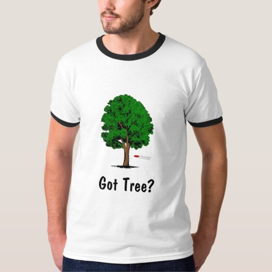 得られた木か。 Tシャツ (正面)