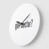 得られた果汁 ラージ壁時計 (傾斜)