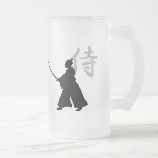 得られた武士か。 ガラスマグ フロストグラスビールジョッキ