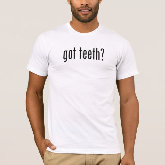 得られた歯か。 Tシャツ