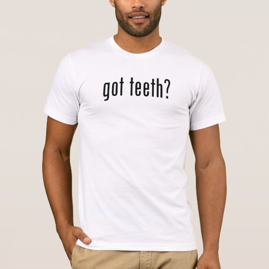 得られた歯か。 Tシャツ (正面)