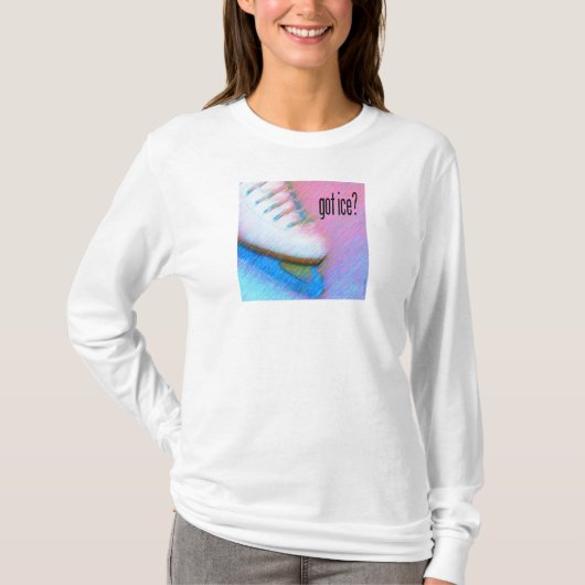 得られた氷か。 Tシャツ (正面)