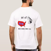 得られた油か。 Tシャツ (裏面)