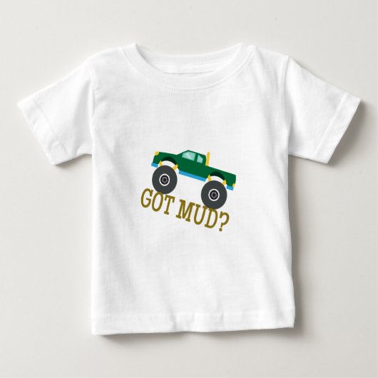 得られた泥か。 ベビーTシャツ (正面)