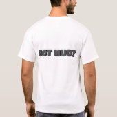 得られた泥か。 Tシャツ (裏面)