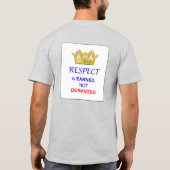 得られた点 Tシャツ (裏面)