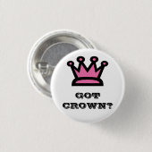 得られた王冠か。 缶バッジ (正面&裏面)