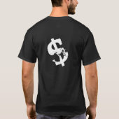 得られた現金か。 Tシャツ (裏面)