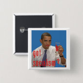 得られた社会主義か。 缶バッジ (正面&裏面)