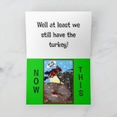 得られた祖母はトナカイのクリスマスカードによって走りました シーズンカード (内部)