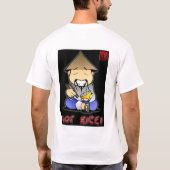 得られた米か。 Tシャツ (裏面)