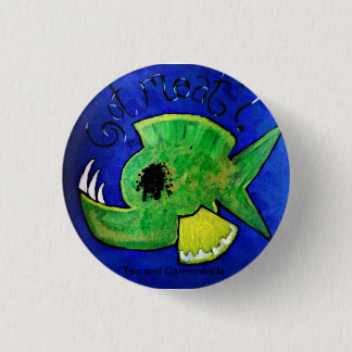 得られた肉か。 缶バッジ