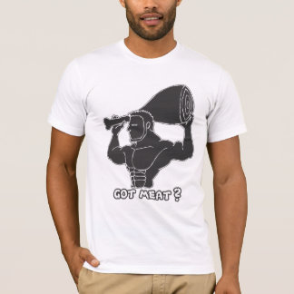 得られた肉か。 Tシャツ