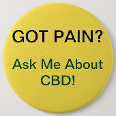 得られた苦痛か。 Buttion 缶バッジ (正面)