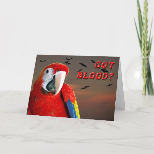 得られた血か。 カード (正面)