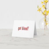 得られた血か。 白いメッセージカード カード (黄色い花)