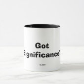 得られた重大さか。 マグカップ (中央)