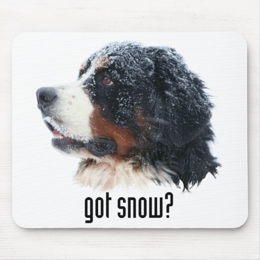 得られた雪か。 mousepad マウスパッド (正面)